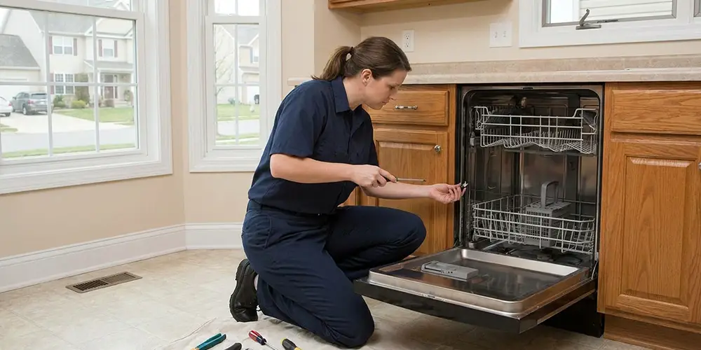 Dishwasher Latch Replacement in Norwalk, CT