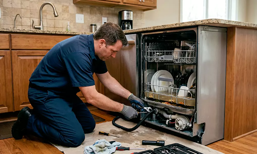 Dishwasher Not Draining Repair in Norwalk, CT