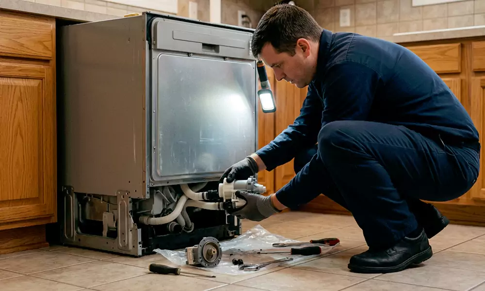 Dishwasher Pump Replacement in Norwalk, CT