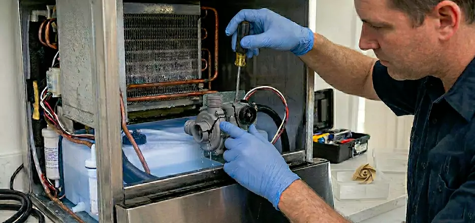 Commercial Ice Maker Water Pump Repair in Norwalk